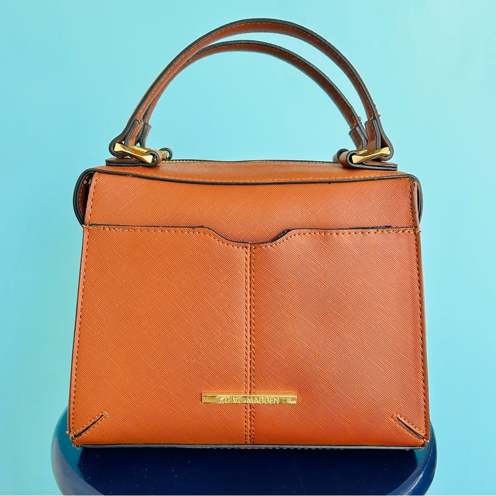 Steve Madden Breese Satchel in Cognac